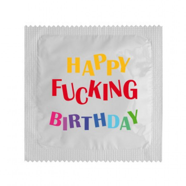 Kondom - Happy Fucking Birthday - FestFest - Alt du har brug for til en genial fest! - 1