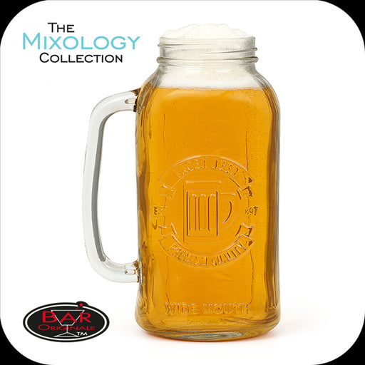 Ølkrus 2 liter -  Mason Jar Style - FestFest - Alt du har brug for til en genial fest! - 1