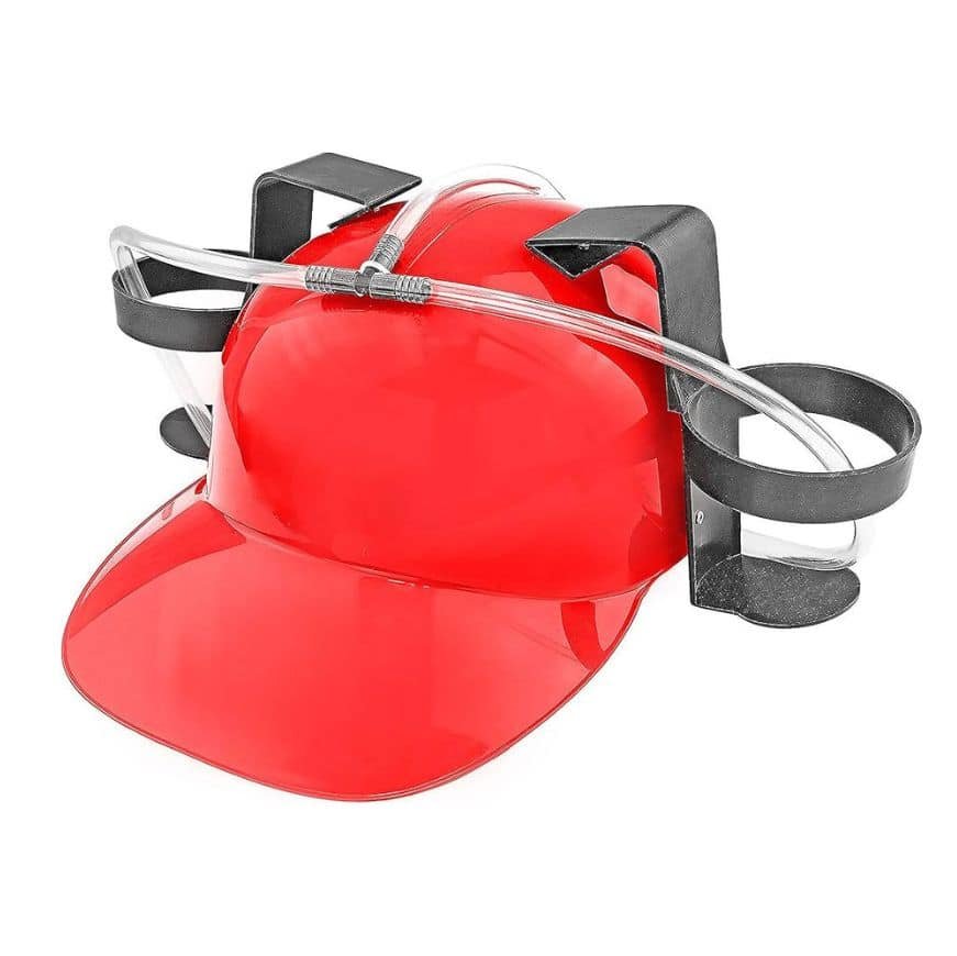 Beer Helmet Red
