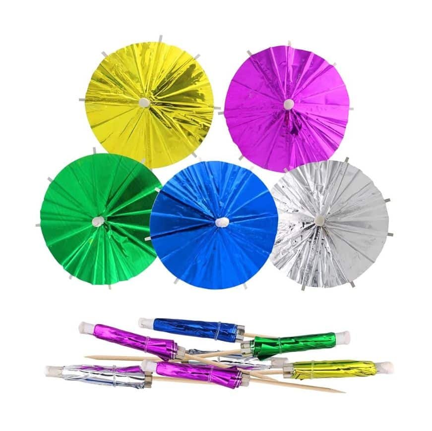 Foil Cocktail Umbrellas