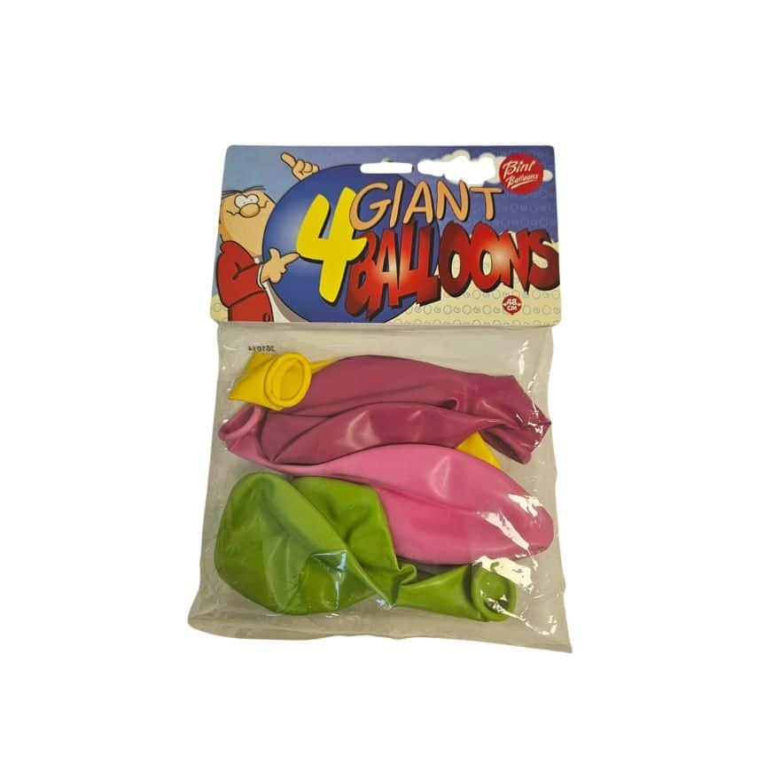 4 Giant Balloons
