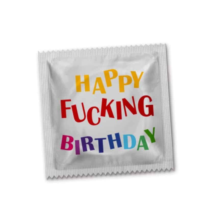 Condom "Happy Fucking Bithday"