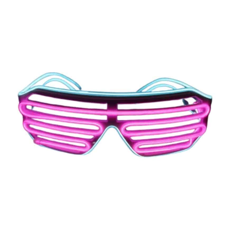 Pink & Blue LED Glasses