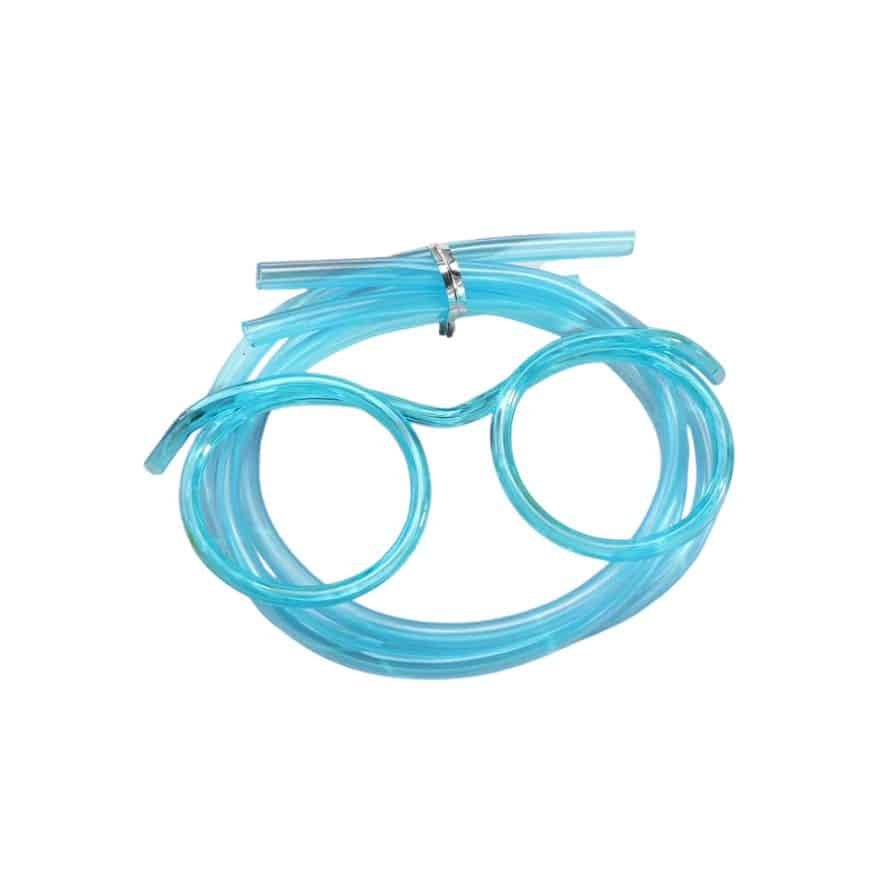 Drinking Straw Glasses "Blue"
